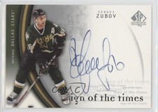 2005-06 SP Authentic Sign of the Times Sergei Zubov #SZ Auto HOF k2s