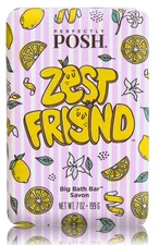 - Zest Friend Big Bath Bar - Refreshing and Moisturizing Soap with Citrus Sce...