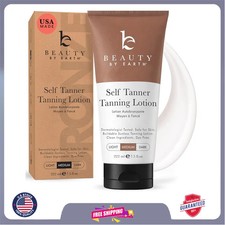 Beauty by Earth Self Tanner Lotion Medium Natural Organic Streak Free Tan