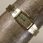 Vintage Seiko Women 1320-5229 Dress Gold Tone Quartz Analog 13mm Watch 6 1/4"