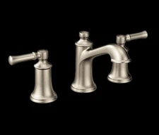 Moen Dartmoor Brushed Nickel High Arc Widespread Bathroom Sink Faucet TV6805BN