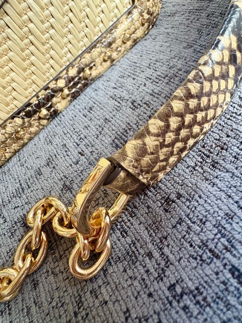 Michael Kors Soho Python Leather Chain Shoulder B… - image 8