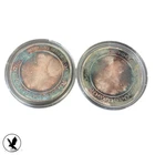 2 Troy Oz. Bullion Lot- U.S. Army & Air Force Silver Coin Round, Rainbow Toning