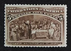 CKStamps: US Stamps Collection Scott#234 5c Columbian Unused Regum