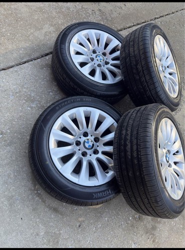 16' BMW Style 282 factory OEM Wheels. Great tread E90 Bmw 3 series 328,2007-2011 - Picture 2 of 4