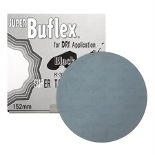Eagle Abrasives, Inc. Super Buflex 193-1504, 6 in Disc 3000 Grit, Black, Dry, Ho