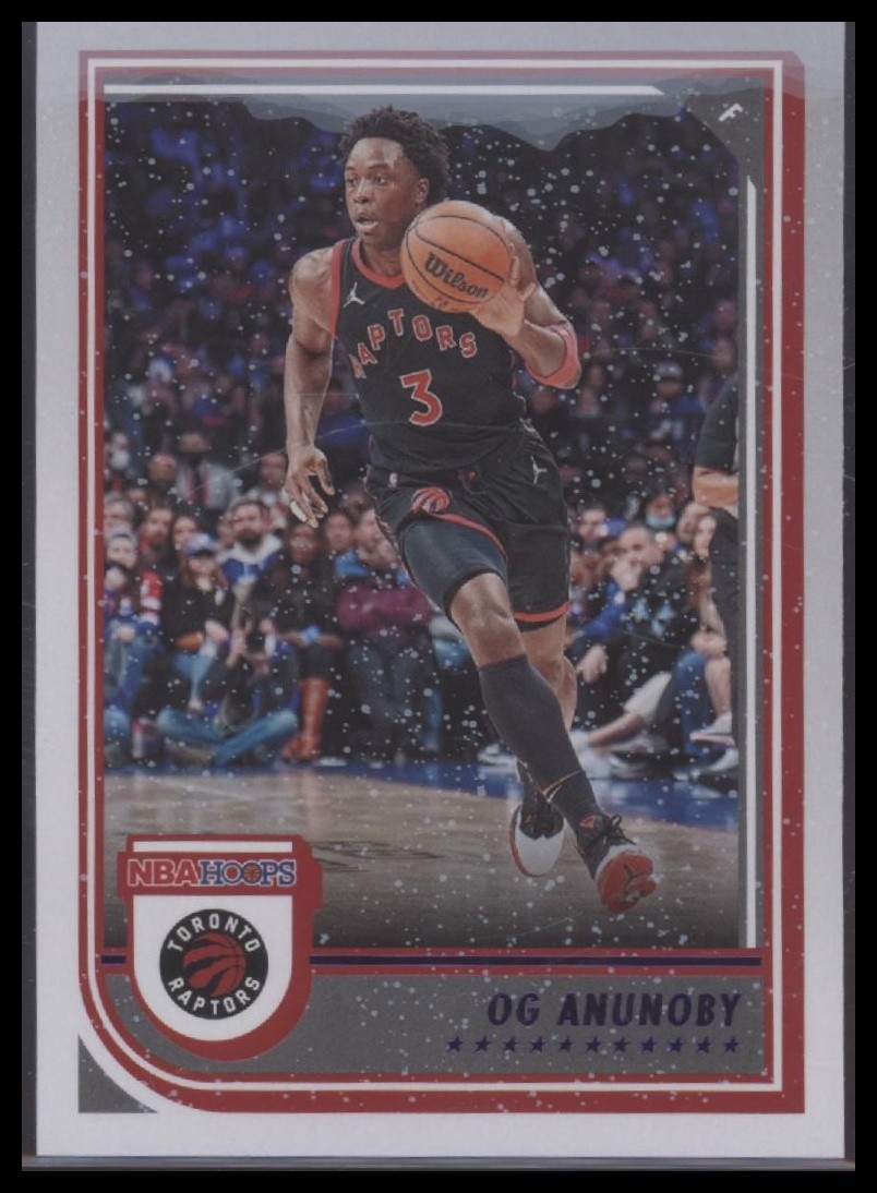 2022-23 Hoops Winter #36 OG Anunoby Purple