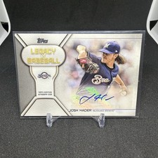 Topps 2019 Josh Hader Milwaukee Brewers Legacy of Baseball Autograph #LBA-JH