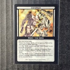 Charge , 1997 BattleTech CCG MechWarrior Set 1/2 