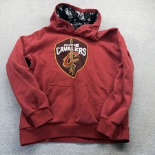 Cleveland Cavaliers Mens NBA Red Hoodie Small