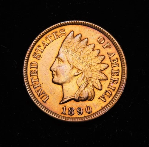 1890 Indian Head Cent  BU