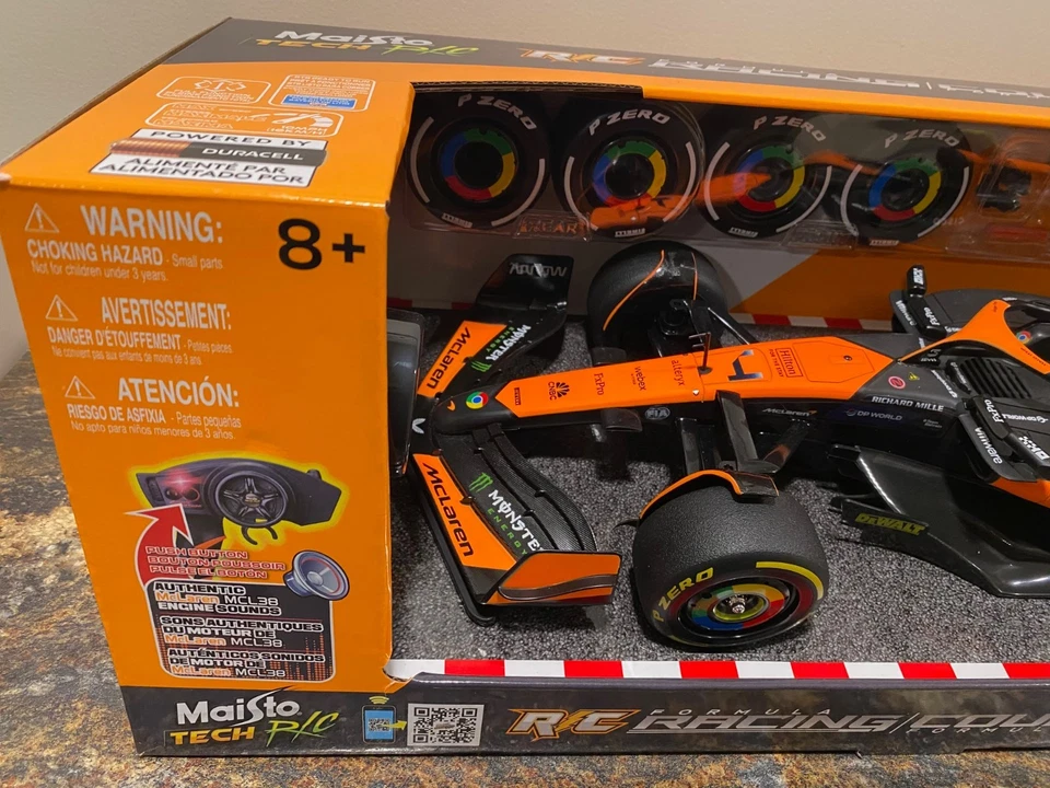 Maisto McLaren Formula 1 R/C Car *1/10 MCL38 LANDO 21in Car Battery+Rechargable - Image 3 of 4
