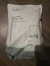 Motif Medical 100 Count Breast Milk Storage Bags Freezer Safe Bpa Free Leakproof