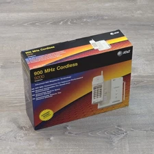 NEW AT&T 9200 900 MHz Cordless Telephone NIB Vintage Landline Headset Compatible