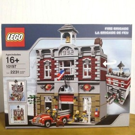 LEGO Creator Fire Brigade 10197 Modular Building Retired Set With Box Manual