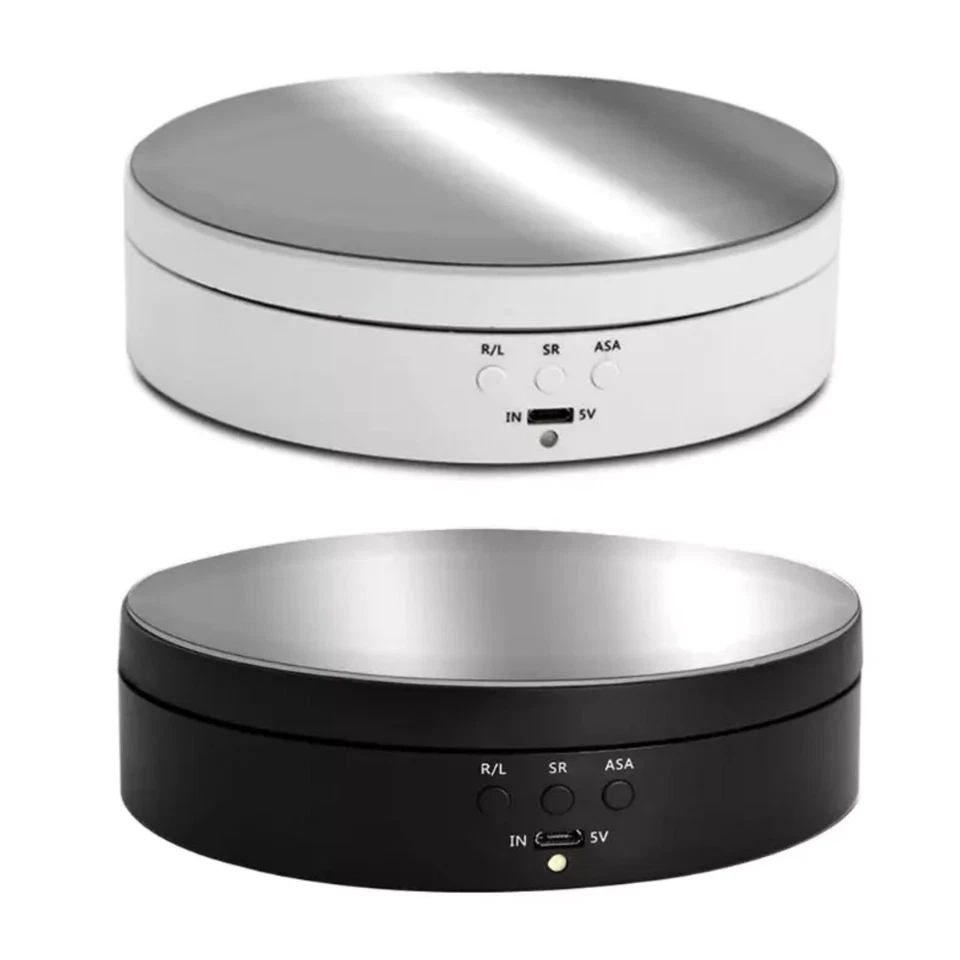 1Pc Rechargable 360° Rotating Display Stand Jewelry Photography Show Holder - Image 4 of 4