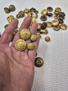 Vintage Antique Lot of Buffalo Police buttons