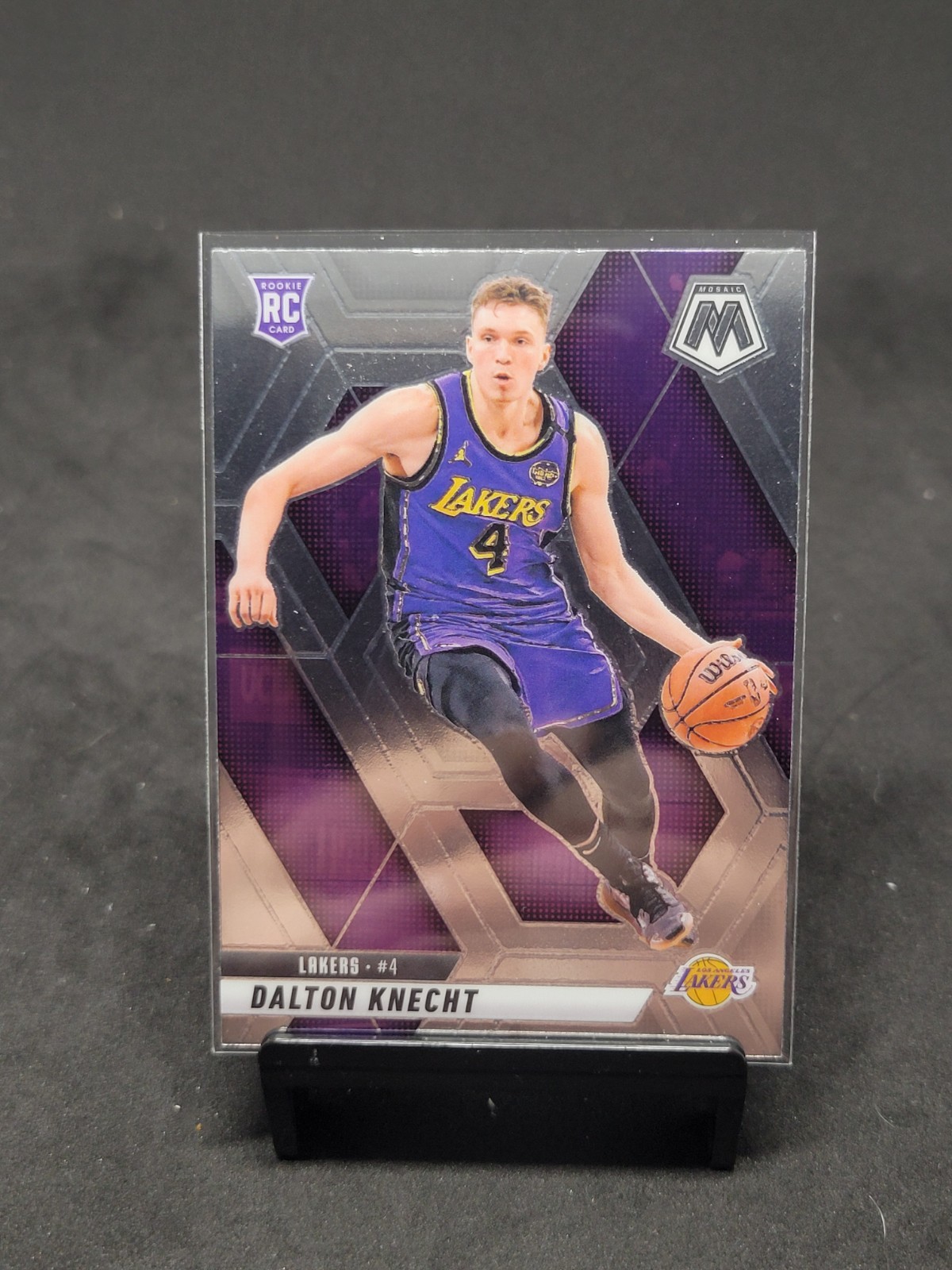 2024-25 Panini Mosaic Dalton Knecht Rookie Card #238 Los Angeles Lakers