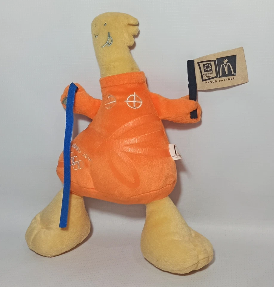 OLYMPICS ATHENS 2004 MASCOT ATHENA Mc DONALDS OFFICIAL 12'' PLUSH SOFT TOY DOLL - Image 4 of 4
