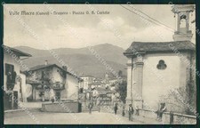 Wedge Dronero Piazza Cariolo RIFILATA postcard MT5882