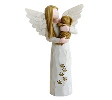 Dog Memorial Gifts  Resin Angel Statues  Pet Sympathy Remembrance