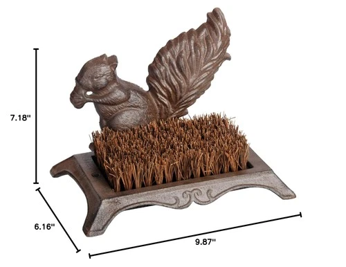 Esschert Design Squirrel Boot Brush - Thumbnail 4