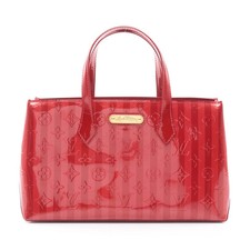 LOUIS VUITTON Wilshire PM Monogram Vernis Le Yeur Pommes d'Amour Handbag #RC3122