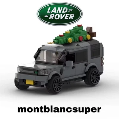 BUILDMOC Land Rover Discovery 4 & Christmas Tree 402 Pcs Building Brick Set MOC - xMas🎁