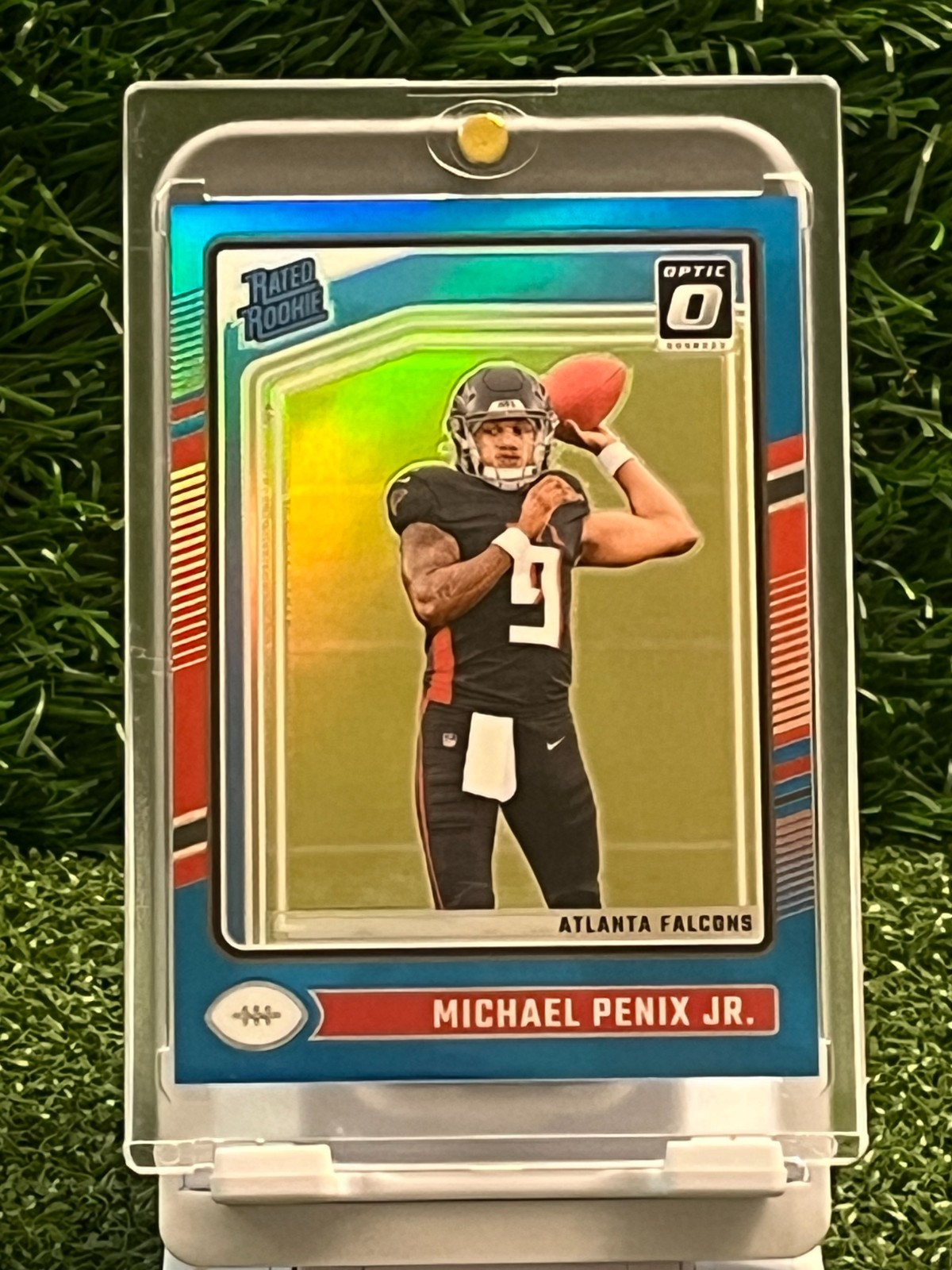 2024 Donruss Optic #279 Michael Penix Jr. Aqua #/299