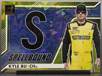 Panini 2026 Donruss Racing Kyle Busch Spellbound #38 Cracked Ice /99