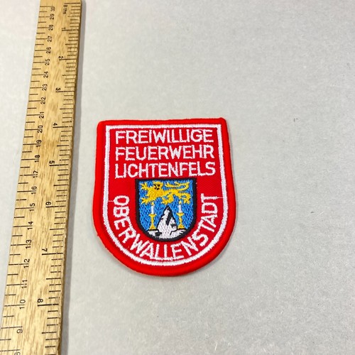 Fire & Rescue Patch German Volunteer Fire Department Oberwallenstadt