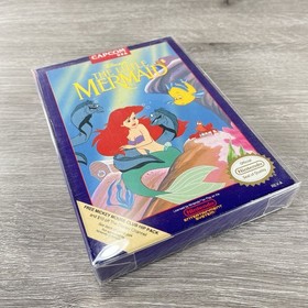 Disney's The Little Mermaid Nes (Nintendo, 1991) 100% Complete w/ Protector