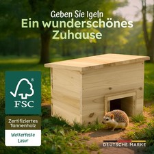 Igelhaus Winterquartier Hütte Wetterfest Fut...
