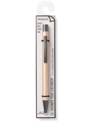 Bookaroo Pen - Cream (Paperback Book)