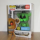 FUNKO POP FIVE NIGHTS AT FREDDY'S - NIGHTMARE FREDDY - GITD - WALMART EXCLUSIVE