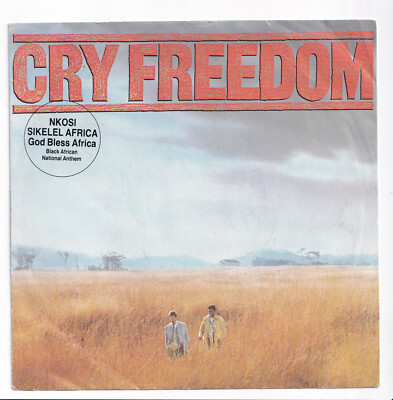 (AI654) George Fenton & Jonas Gwangwa, Cry Freedom - 7 inch sleeve only