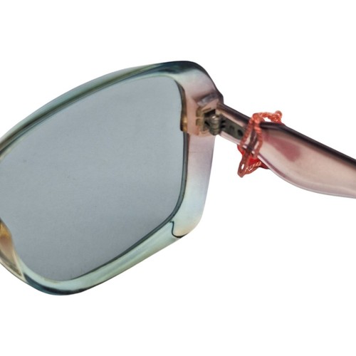 70s Vintage Samco by Mazzucchelli Oversized Square Sunglasses Frame Italy Nos - Picture 6 of 6