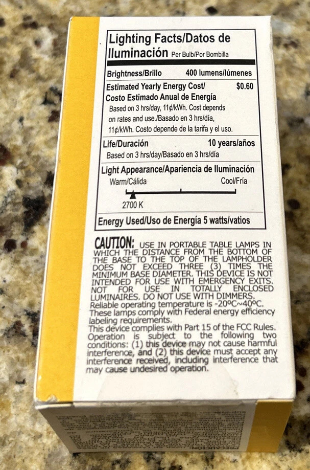 IKEA RYET LED Light Bulb E26 400 Lumen / 600 Lumen Globe Opal 2700K Warm - Image 3 of 4