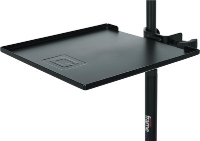 Frameworks Microphone Stand Clamp-On Utility Shelf with 10 Pound Weight Capacity