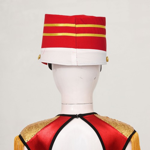 Children Drum Band Hat Contrast Color,Stage Performance Cosplay Cap,Decor - Picture 121 of 250