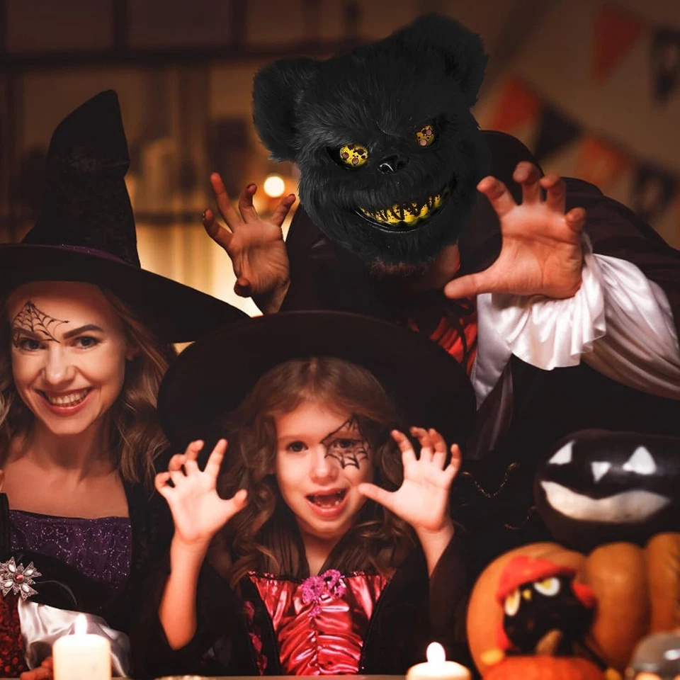 Halloween Maske Horror Bärenmaske Gruselige Halloween Maske Erwachsene B1012 - Bild 3 von 4