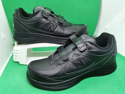 NEW BALANCE 577 WW577VK Black Dual Strap Walking Shoes Women's Size 8 B