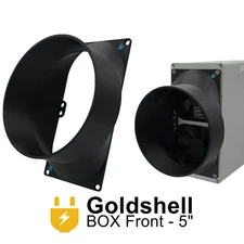 Goldshell Rear to 5 Inch - Fan Shroud Adapter Silencer ASIC Mini-Doge Box