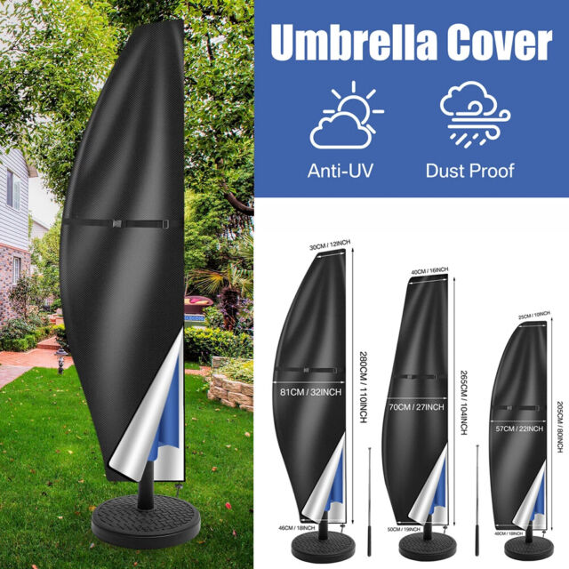 Heavy Duty Large Banana Parasol Cover Cantilever Umbrella Garden Outdoor Patio