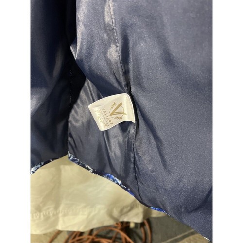 Valiant Paris man's blazer jacket Gorgeous Blue Honeycomb And Floral Size 40 - Picture 14 of 15