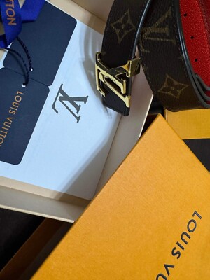 Authentic Louis Vuitton 30mm Reversible Women's Belt