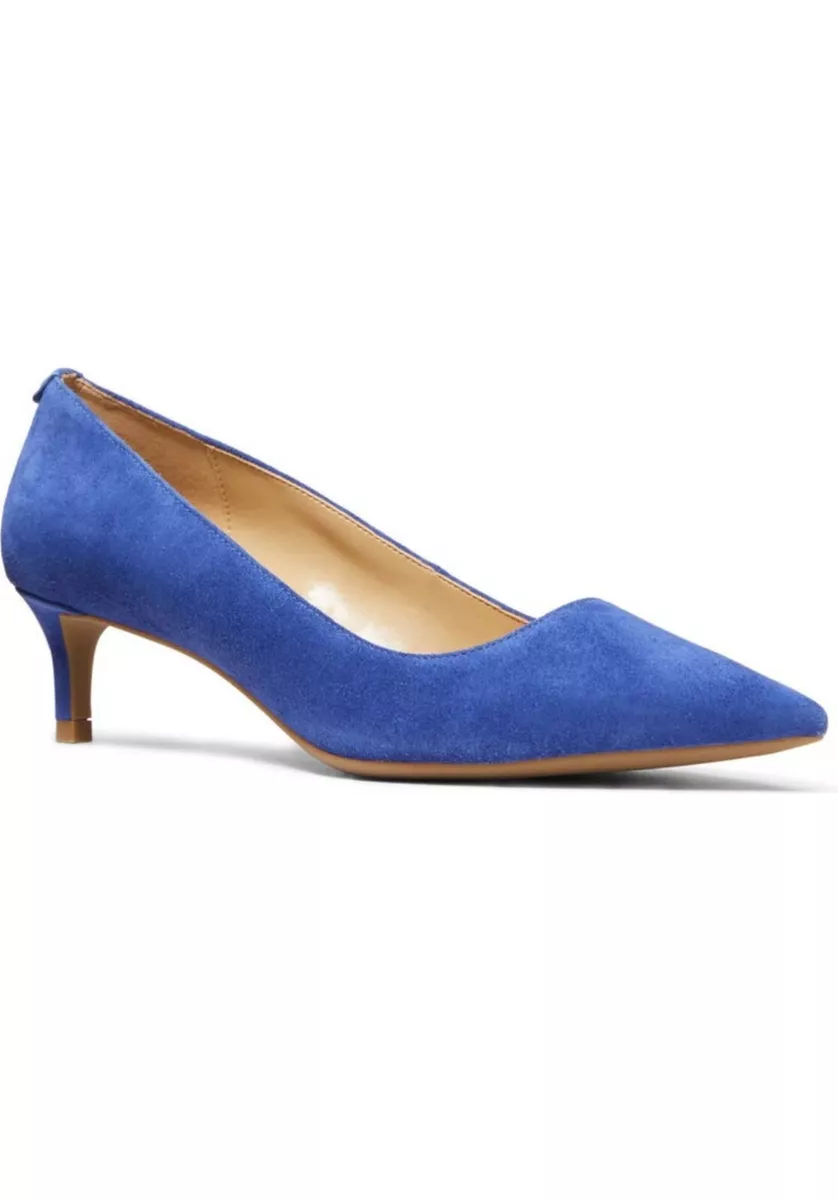 Michael Kors Suede Alina Flex Kitten heel Pump Size US 8.5 eBay