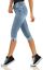 Miniaturansicht 5  - 5978 Knackige Damen Capri Jeans Bermudas Shorts kurze Hose Caprijeans High-Waist