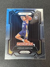 2023-24 Prizm NBA Monopoly JORDAN HAWKINS Rookie RC New Orleans Pelicans #56