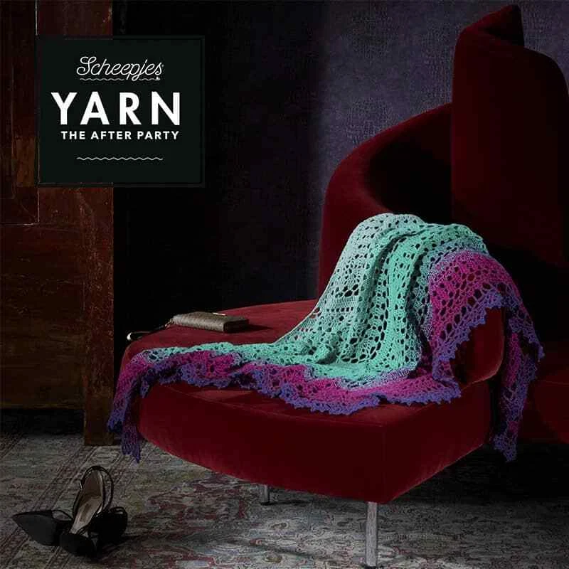 Scheepjes Yarns ::Whirligig #204:: wool alpaca blend Teal to Lavender - Image 4 of 4